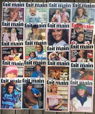 20 Magazines  Revues Revue FAIT MAIN - PAS À PAS  - années 80