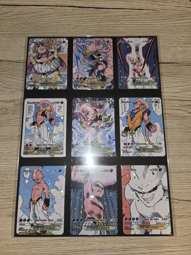 Cartes dragon ball majin buu - cartes,