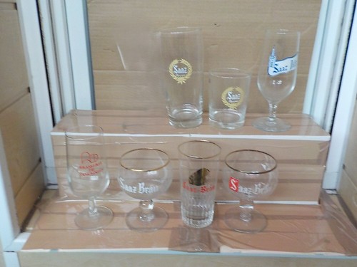 Verre ancien biere saaz - 7,