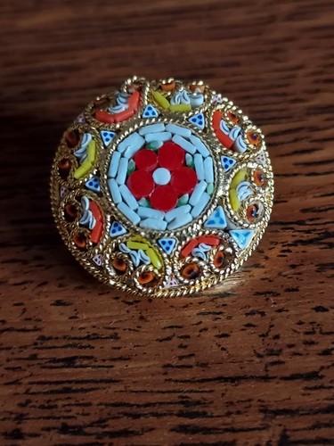 Broche micro mosaïque - broche,