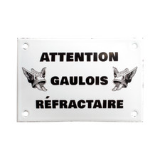 Plaque  émaillée