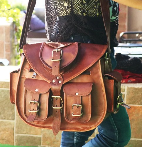 Sac besace vintage cuir de - besace,