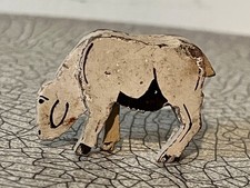 Mouton en bois, animaux de la ferme, jouet ancien