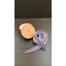 Écharpe plissée HERMES rose