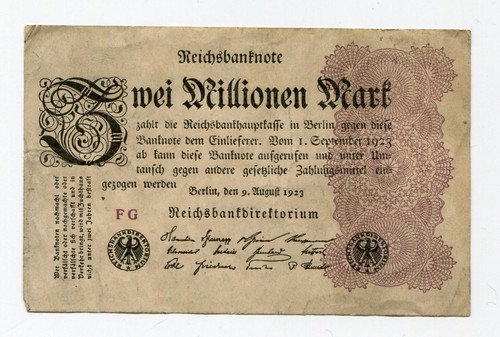 Ancien billet reichsbank - billet, de