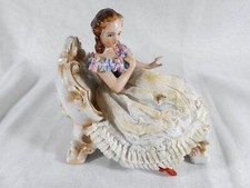 FIGURINE PORCELAINE DRESDEN RUDOLSTADT VOLKSTEDT THURINGE ALLEMAGNE A IDENTIFIER