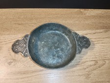 Ancienne ECUELLE A OREILLES EN ETAIN -  18 19 Ème Siècle A Saisir 