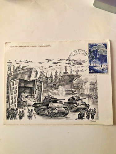 Carte maximum 1944 - maximum, 6/6/1944