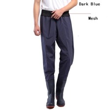 Femme PVC Taille Cuissardes Étanche Pantalon Imperméable Hommes Extérieur Pêche
