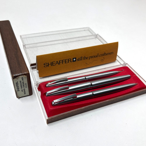 1970 sheaffer 444 brushed - sheaffer,