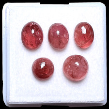 Lot de 5 pierres précieuses