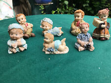 JOUET 7 MINIATURES  ENFANT BEBE FILLETTE / ACCORDEON / NOUNOURS / BIBERON