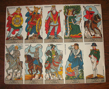 Découpage ancien Jelp Nantes 10 figurines