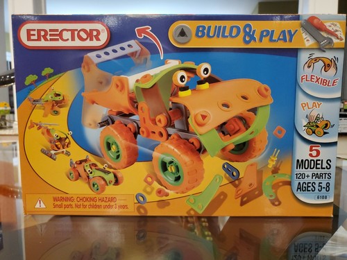 Erector build and play - and, ~