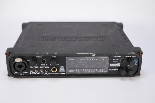Motu ultralite mk1 recording - ultralite,