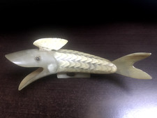 poisson sculpté déco corne