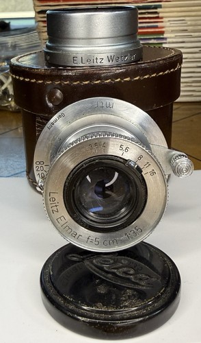Vintage leica leitz elmar 5cm - leica,
