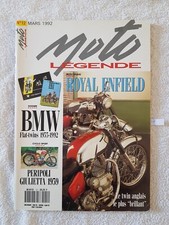 MOTO LEGENDE N°12 3/1992 ROYAL ENFIELD BMW FLAT TWINS 1955-92 PERIPOLI GIULIETTA