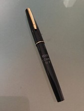 Stylo Plume Soma Rexy Cart 1960’s Resine Noire Attributs Dorés