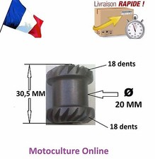 Pignon 18 dents de taille haie orientable pour machine multifonctions