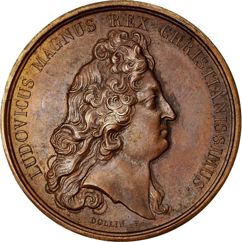 France médaille louis xiv - france,,