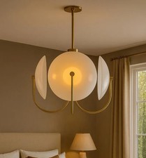 Lustre Spoutnik en laiton |