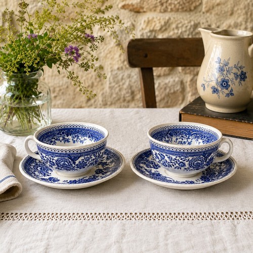 Ancienne paire tasses à - tasses,