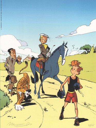 Affiche offset munuera - offset, spirou