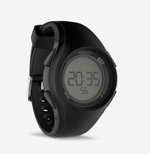 Kalenji Montre chronomètre de course à pied W200 M bleue noire 19