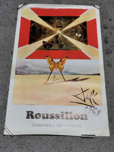 Affiche publicitaire vintage