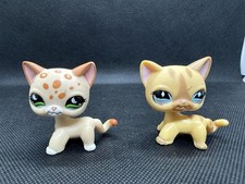 LPS # 886 + 852 LITTLEST PETSHOP AUTHENTIC CHAT EUROPEEN EUROPEAN HASBRO
