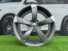 4X R19 Pouces 5x112 Jantes Polies Style Rotor Audi: S'adapte Pour A4, A6, A8