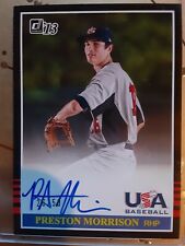 Preston Morrison 2013 Panini