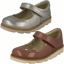 Filles Clarks Chaussures Style Mary Jane Détails Cœur - Crown Jane