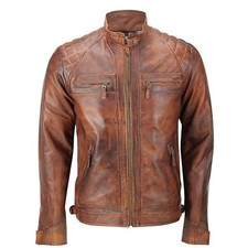 Veste homme motard matelassée
