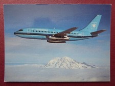 CARTE POSTALE AVIATION AEROPRINT 95 MAERSK AIR BOEING 737-200 MOUNT RAINIER