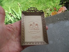 ancien cadre photo en bronze