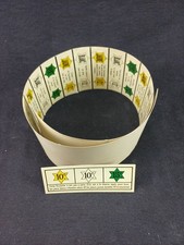 Lot bande rouleau + carton machine a sous comptoir fonte NAU CAILLE MILLS 1910