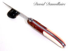 Laguiole "Bimatière" ciselé par  David DAUVILLAIRE