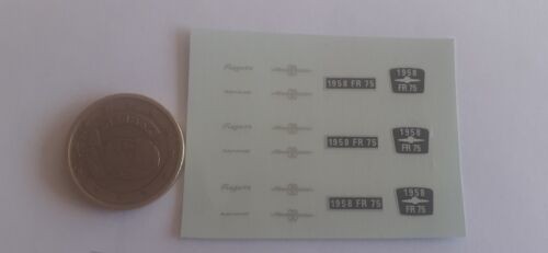 Decals decalcomanie déco - decalcomanie, 1/43