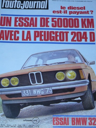 Auto journal 1975 - l'auto, 320