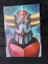 plaque décorative goldorak neuve et emballée, dimensions 20cm/30cm