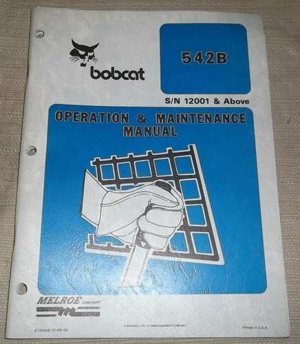 Bobcat 542b mini chargeur - mini,