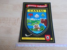 Carte postale, blason adhésif CANTAL