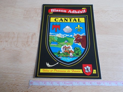 Carte postale blason adhésif - blason,