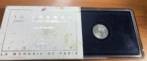 Pièce francs schuman - (fr1), 10