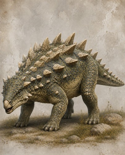 Photo ankylosaure dinosaure - photo, a4