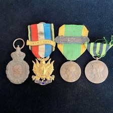 Médailles lot de 4 médailles