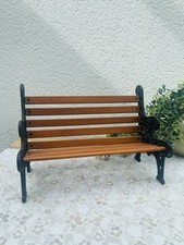 Banc de Poupée en Fonte et Bois – Style Ancien - Vintage