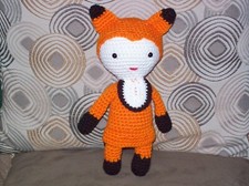 Adorable crochet 10 inch Fox